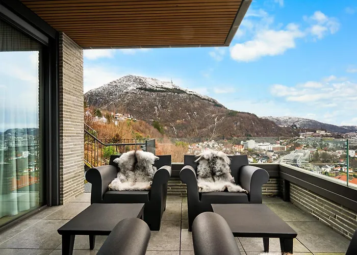 Bellevue Penthouse - Exclusive Design Lejlighed Bergen